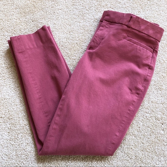 Banana Republic | Sloan Curvy Fit Ankle Pants Red - Picture 1 of 7